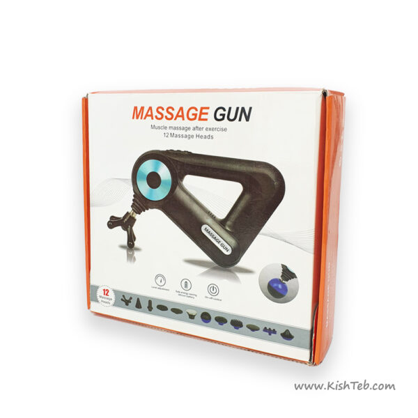 ماساژور تفنگی مدل Massage Gun 12 Massage Heads