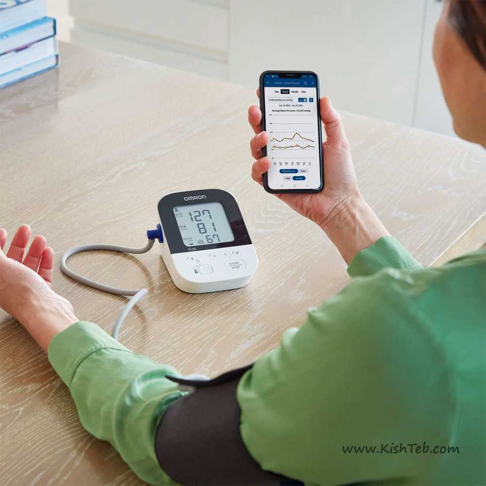 فشارسنج بازویی دیجیتال امرون M4 (3) فشارسنج بازویی دیجیتال امرون M4